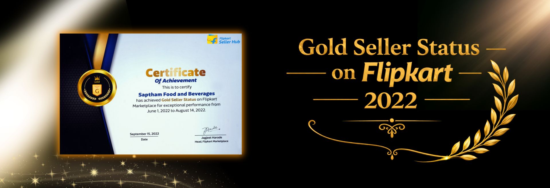 Award banner